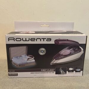 Rowenta First Class Travel Iron Stainless Steel Soleplate, 1000 Watts DA1560